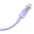 BASEUS Kabel Explorer s senzorjem temperature, USB-A/USB-C, 100 W, 1 m – vijoličen