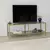 Hanah home TV Komoda Basic Tamnosivo-Zlatna