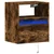 Zidni TV ormarić s LED svjetlima boja hrasta 41x31x45 cm