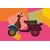 Samolepilna tapeta pop art vespa - 343x231