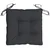 Jastuci za stolice 4 kom crni 40 x 40 x 7 cm od tkanine Oxford
