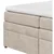 MID.YOU POSTELJA BOXSPRING 180 cm x 200 cm , tekstil peščene barve
