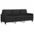vidaXL Trosed črn 180 cm blago