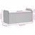 Vidaxl Klop z blazino rjava 115x51x52 cm poli ratan