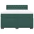 Vidaxl Box spring postelja z vzmetnico temno zelena 140x200 cm žamet