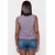 KOROSHI Bluza marine/pastelno roza/bela