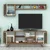 Hanah Home Set TV komoda i klub sto Inci, 4 komada, Orah-krem