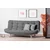 Atelier del Sofa Trosed na razvlačenje Misa 200x95x105cm Sivi