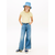 TOMMY HILFIGER Majica ESSENTIAL limona/bela