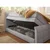 MID.YOU POSTELJA BOXSPRING 100 cm x 200 cm , tekstil, leseni material svetlo siva