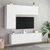 Zidni TV ormarići 2 kom bijeli 60 x30 x 41 cm