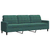 4-dijelni set sofa s jastucima tamnozeleni baršunasti