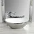 Rea Sofia Silver/White umivalnik za pult