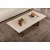 HANAH HOME Sto za dnevnu sobu Sabin Travertine Venezia Walnut