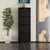 HANAH HOME Ormar za cipele Locking 4 Piece Metal Black