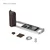 SmallRig L-Shaped Mount Plate with Wooden Handle for FUJIFILM X-E5 (Ebony, Silver) 6236