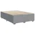 Vidaxl Box spring postelja z vzmetnico svetlo siva 140x200 cm blago