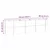 Vidaxl Dvignjena gredica Rjava 320 x 80 x 81 cm Jeklo