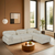 ATELIER DEL SOFA Ugaona garnitura Bubble Beige L1 O1 1R PUF