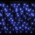 vidaXL LED zavjesa u obliku siga 10 m 400 LED plava 8 funkcija