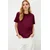 Trendyol Milla Ženska majica TWOSS23TS00000, Bordo