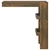 Zidni barski stol boja hrasta 102x45x103,5 cm konstruirano drvo