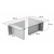 HANAH HOME Sto za dnevnu sobu Flavio Atlantic Pine