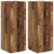 TV zidni ormar Zidne 2 pcs Staro drvo 30 x 31 x 80 cm