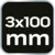 Vijačnik 0,6 x 3 x 100 mm, 1000 V 04-131