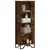 Regal za knjige boja hrasta 50x31x137,5 cm konstruirano drvo