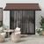 Vidaxl Ročno zložljiva tenda rjava 350x250 cm
