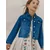 Next Prehodna jakna moder denim