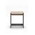 Hanah Home radni sto Zeyna, 65 cm, hrast Sonoma / antracit