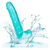 California Exotics Size Queen Dildo 8 Inch Turquoise