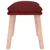 Tabure crvena boja vina 45 x 29,5 x 35 cm od tkanine