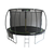 LEAN Sport Max 16ft trampolin črno-roza
