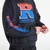Mikina Rhude Split Petrol Logo Hoodie Vintage Black/ Red/ Blue S