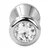 SuperLove Brutal Anal Plug Silver-Clear