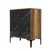HANAH HOME Komoda Lizbon 541 Walnut Black