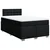 vidaXL Box spring postelja z vzmetnico črna 120x190 cm blago