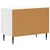 Noćni ormar s ladicama Bijela visokog sjaja 62 x 34,5 x 47,5 cm