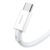 USB kabel Baseus Superior Series Fast Charging na Type-C USB 66W 1m beli