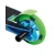 Micro MX-TRIXX Trotinet, Rainbow Blue