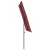 Vrtni suncobran s aluminijskim stupom 2 x 1,5 m bordo