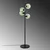 Opviq Podna lampa Benek-15-14535, 36x36x135 cm, IP20, Crno-zelena