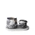 Aberto Design Set Mirisnih sveća 43ST, Sivo-beli