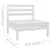 11-dijelna vrtna garnitura od masivne borovine bijela