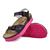GRUBIN Ženske sandale Rio Classic na platformu 0113600, Teget