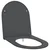 WC daska Antracit 47 x 36 x 3,4 cm Duroplast