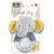 Lorelli plisana zvecka ring - elephant grey natural ( 10191360010 )
